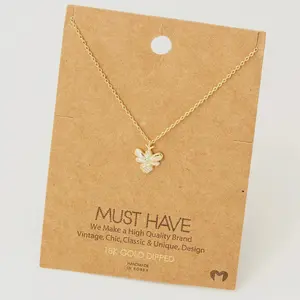 Dainty Gold Bee Necklace