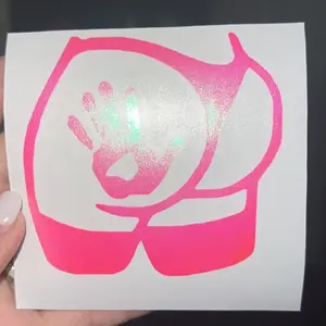 Hand print decal