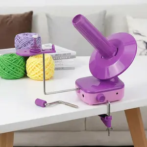 Electric Yarn Winder, high-capacity electric Yarn winder, featuring powerful tension control and  speed adjustment; this automatic Yarn winder makes an excellent gift for knitting lover.