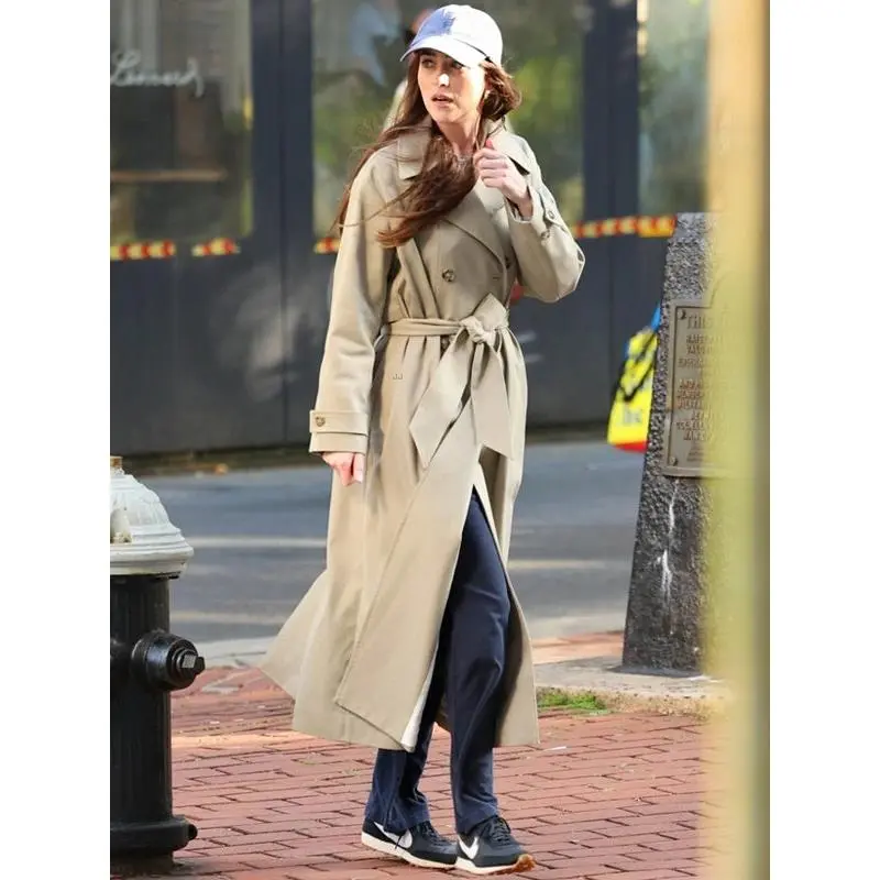 Lucy from Materialists Trench Coat