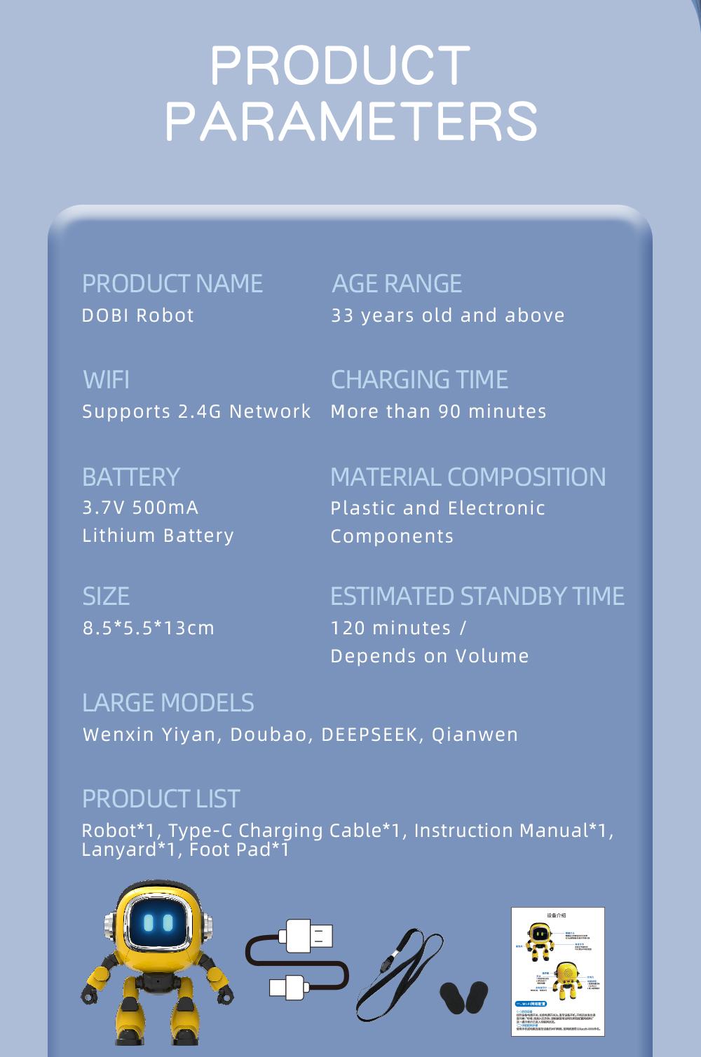 AI intelligent robot - intelligent voice companionship | A new type of children's artificial intelligence dialogue early education toy, loved by both boys and girls.