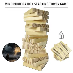 Mind Purification Stacking Tower Game - Educational Entertainment Gifts for Family Bonding & Quality Time