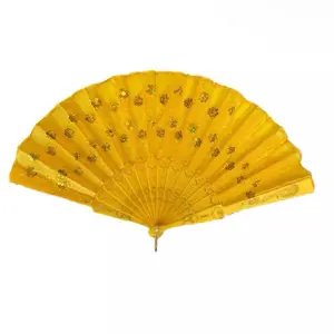 Portable Hand Fan Abanico De Mano Oshun Santeria Ifa Decor Ornaments Religious