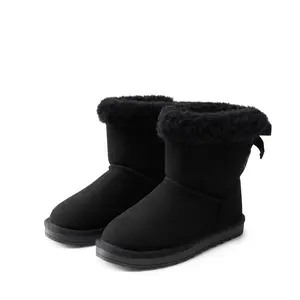 DREAM PAIRS KIDS Toddler Boots Kids Boys Girls Winter Zipper Warm Faux Fur FuzzyGo Kid's Cozy Walking Ankle Boots
