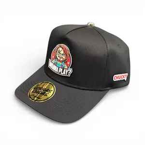 "CHUKY" Unisex Plate Style Snapback Hat, Cool Funny Design Fashion Accessory Cap