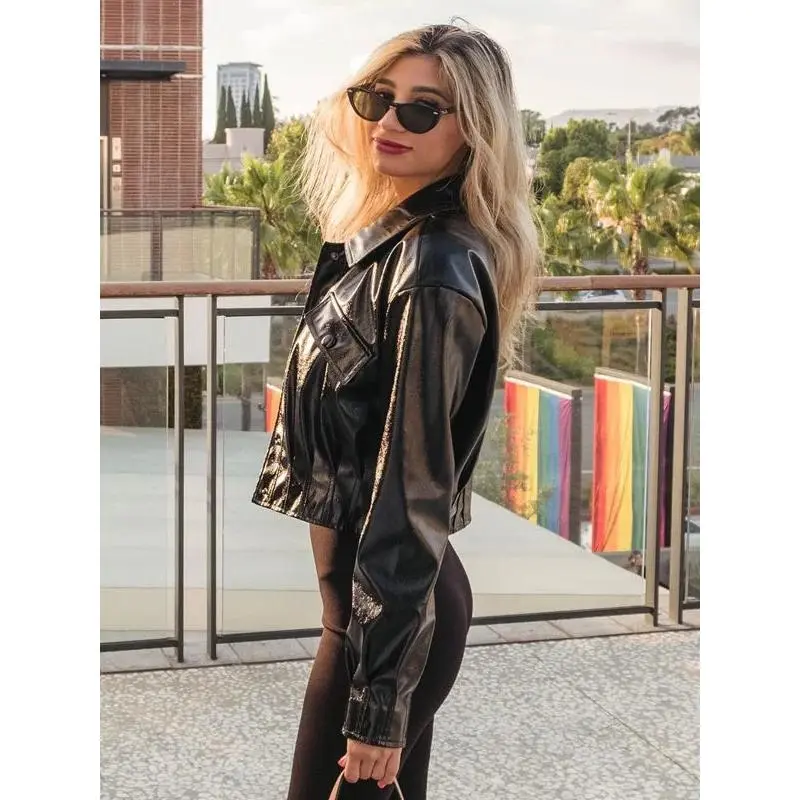 Mean Girls Regina George Black Leather Jacket