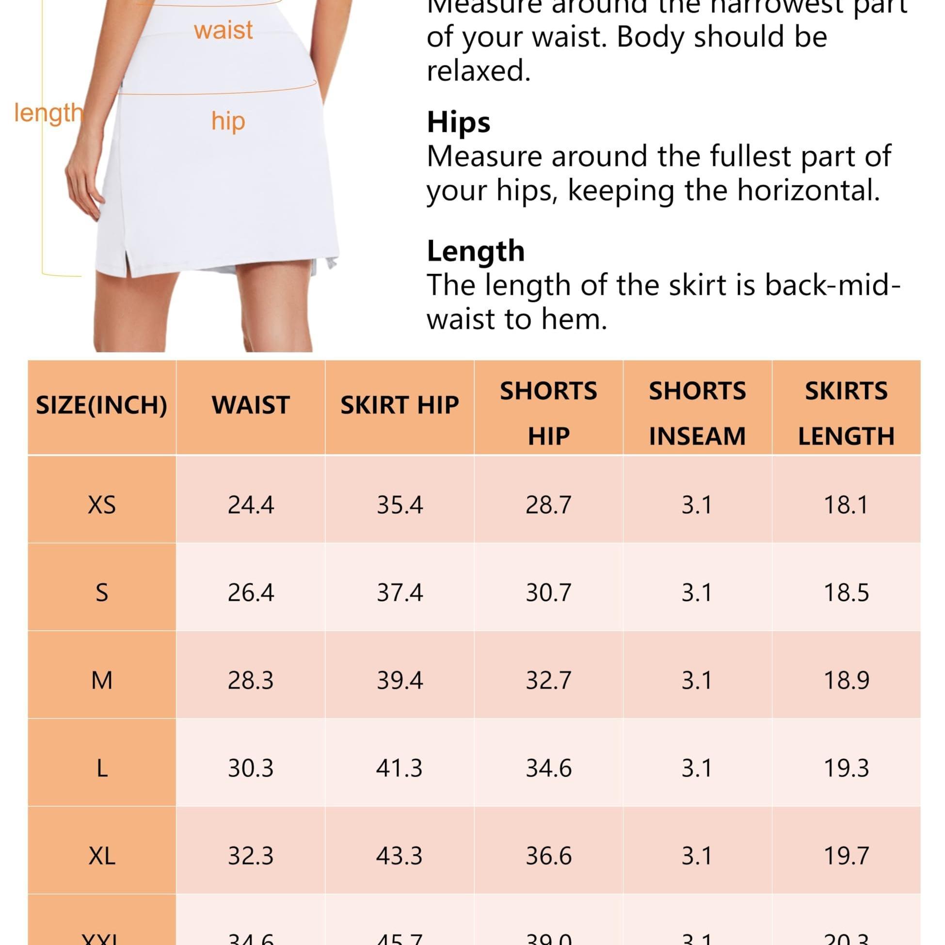 Women's Skorts Athletic Skirts with Pockets Knee Length Built-in Shorts Casual Skirt for Golf Tennis Workout Machine Washable XS-3XL Women's Skorts Athletic Skirts with Pockets Knee Length Built-in Shorts Casual Skirt for Golf Tennis Workout Machine Washable XS-3XL
