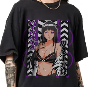 Hinata Naruto Graphic Unisex T-Shirt, Aesthetic Special T-Shirt, Manga Anime Shirt, Japan Gift