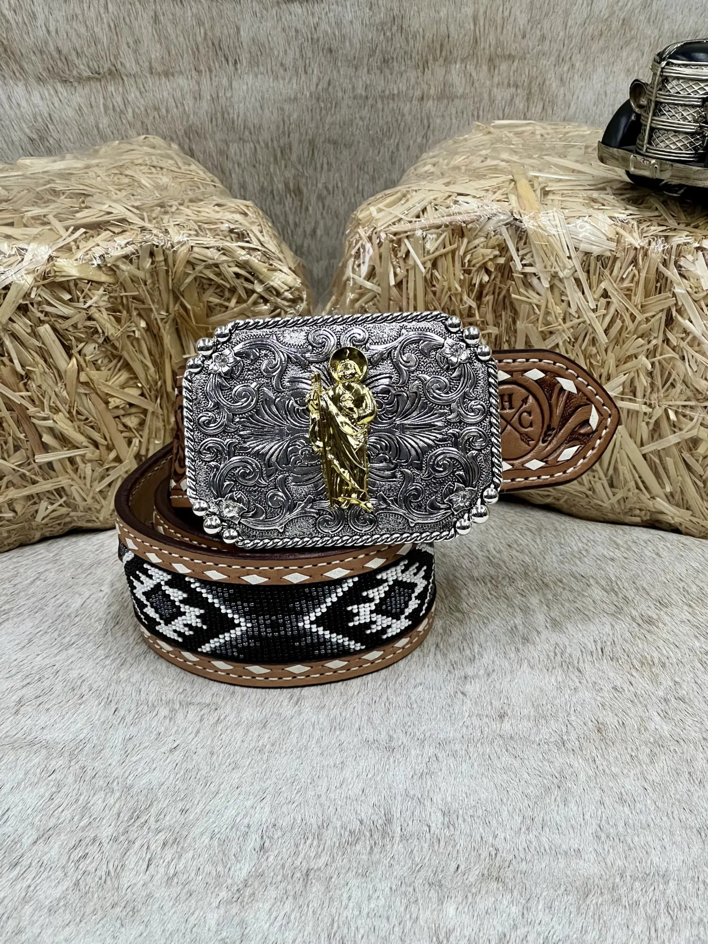 BUCKLE - Damian San Judas Silver