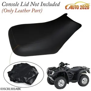 Fit For Honda Rubicon/Foreman PVC Leather 2005-11 Standard Seat Cover Black