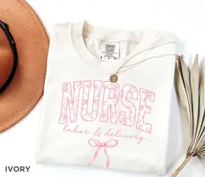 Labor And Delivery Nurse T-Shirt - Pink Comfort Shirt Graduation Gift For L&D Nurse Labor And Delivery Unit