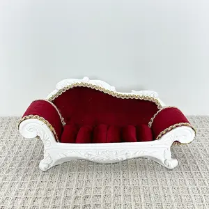 Sofa Style Jewelry Display Stand, High-End Earring Ring Holder for Live Streaming, Photography Props, Fashion Accessory Showcase