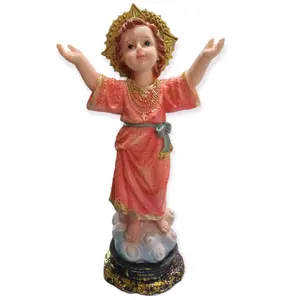 Divino Nino 12" Inches Tall 25556-12 - Detailed Figure Divine Child Jesus Brand New Statue Religious Decor Saint with Pattern Ornaments