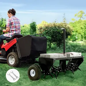 VEVOR 40/48" Pull-Back Plug-in Universal Lawn Aerator