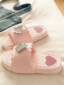 Summer New Student Sweet Girl Style Sandals, Eva Soft Sole, Casual Home & Outdoor, Fashionable Beach Shoes, Comfortable Lightweight Flip Flops