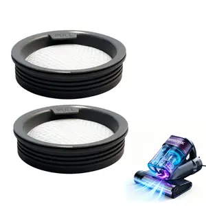 BASENISK 2-Pack Replacement HEPA Filters Compatible with BASENISK Mattress Vacuum Cleaner, Washable & Reusable Dust Cup Filter, 2 Pieces