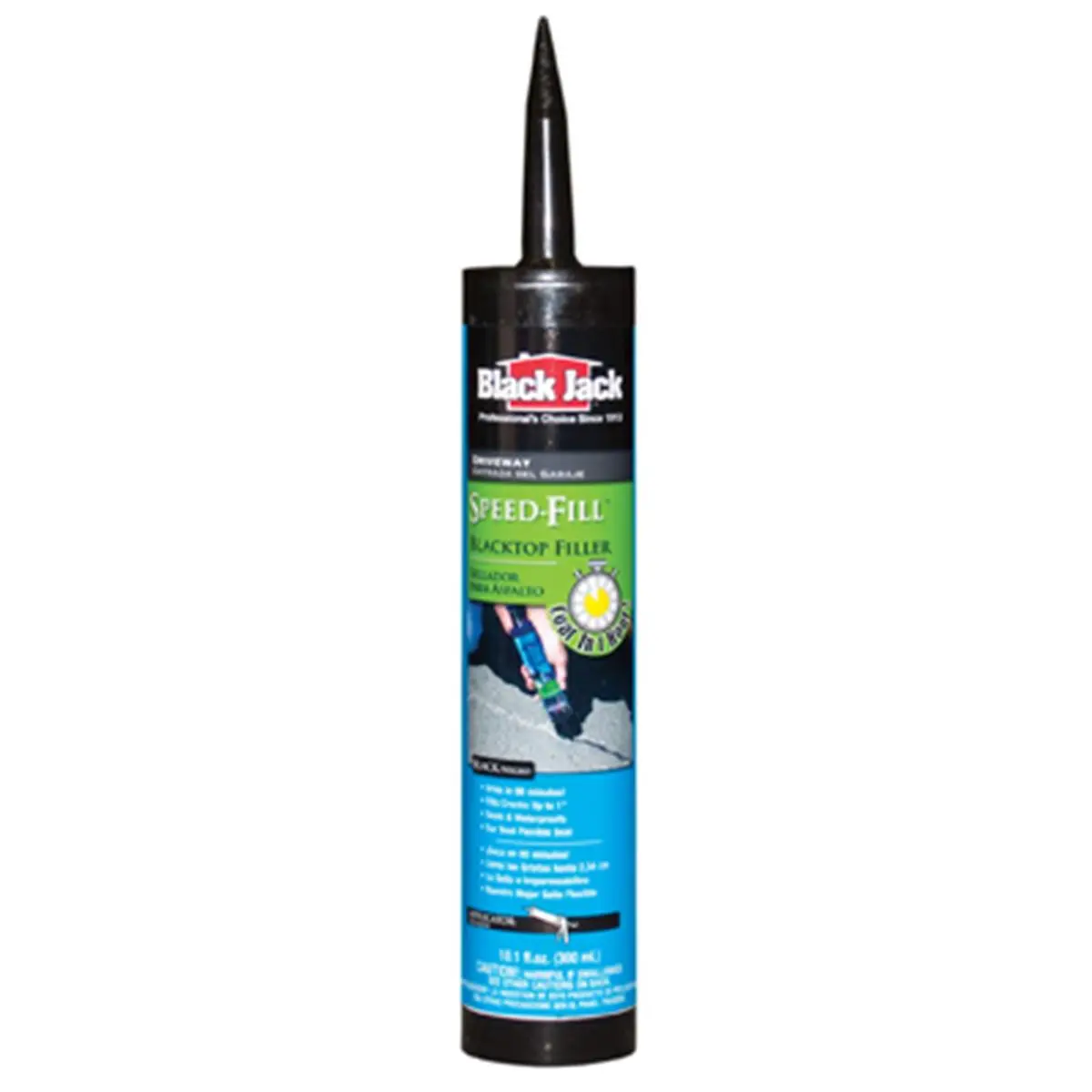 212 MAIN Rubberized Waterproof Blacktop Crack Filler - 10oz Coal Tar Free Seal for Asphalt Roads, Driveways, Expansion Joints (Gardner-Gibson 6439-9-66)