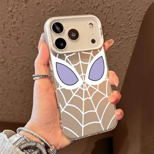 Web pattern outline Phone Case for iPhone 17 17 PRO 16 PRO 15 PRO MAX 14 PLus 13 PRO 12 11 PRO XS MAX X XR Samsung Galaxy S25 Ultra S24 S23 S22 Plus Series Anti Drop Hard Shell Shockproof Protective Cover funny