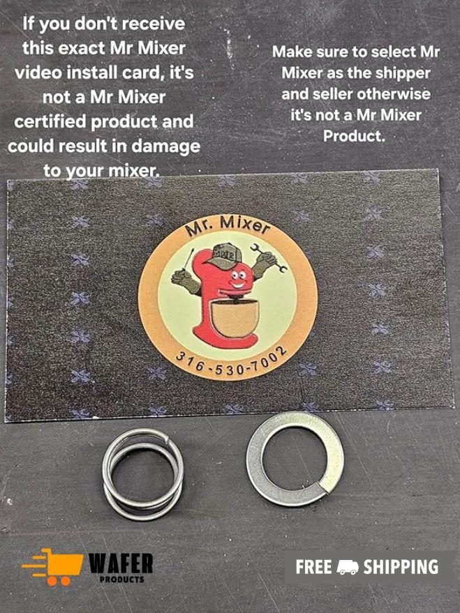 4-Pack Stainless Steel Spring and Washer Fit for Kitchenaid Stand Mixer, Quick Install Accessories and Upgrade Parts Kit