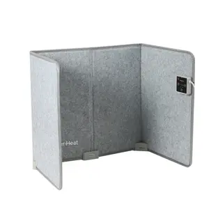 Whisper Heat - Under Desk Personal Space Heater - Silent Leg and Foot Warmer