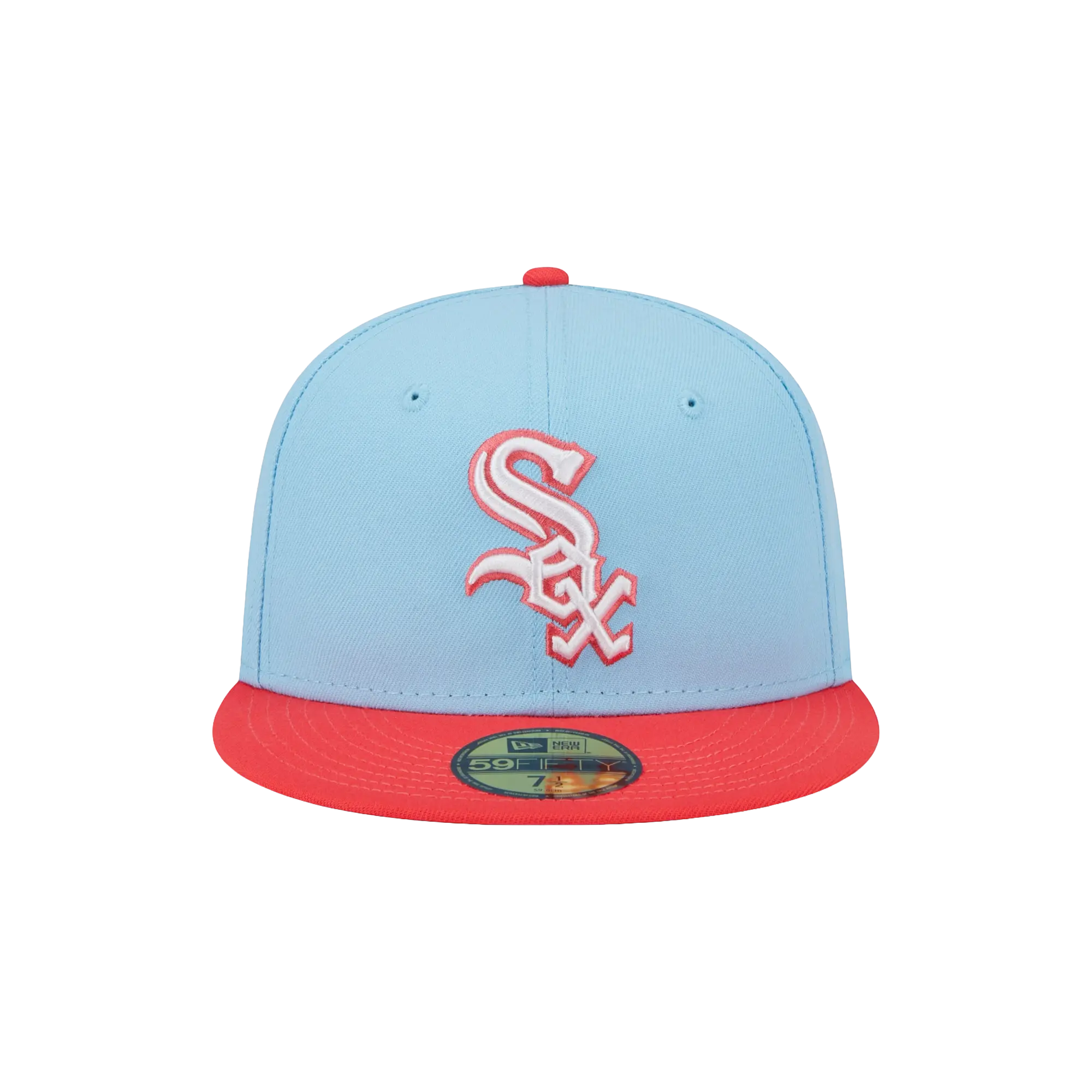 59FIFTY Chicago White Sox 2-Tone Color Pack Fitted Hat "Sky Blue / Red / Grey - Under Brim" NE889