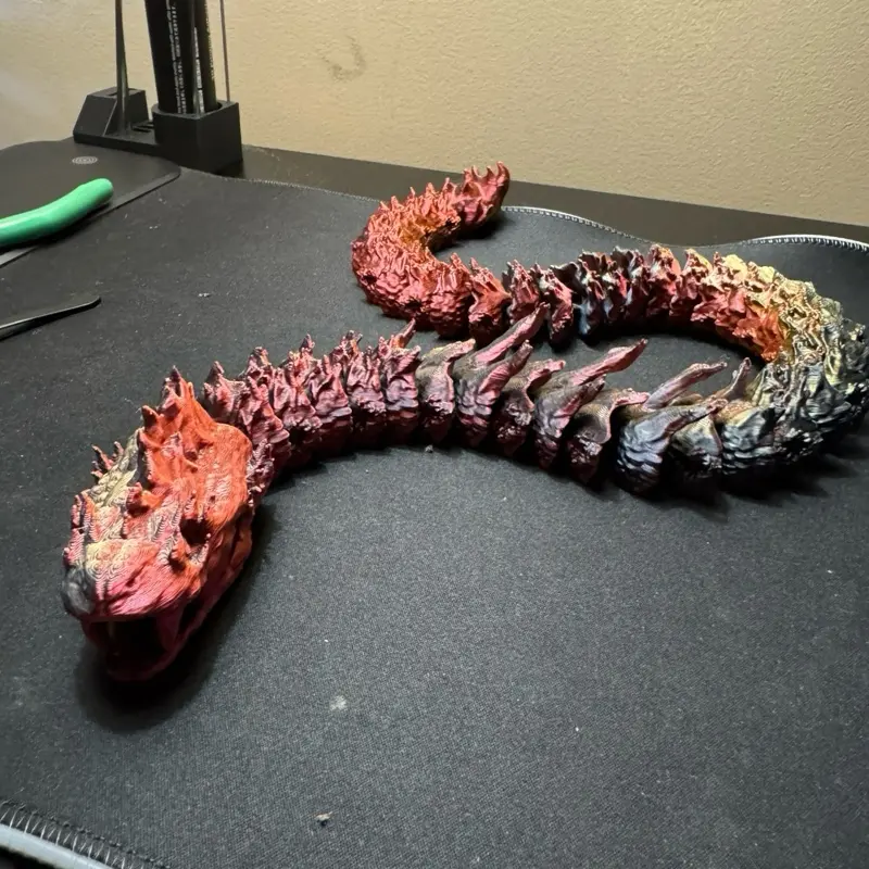 Custom 3D Printed Toys and Fidgets - Unique Design with Colorful Finish, Ideal for Creative Play and Relaxation