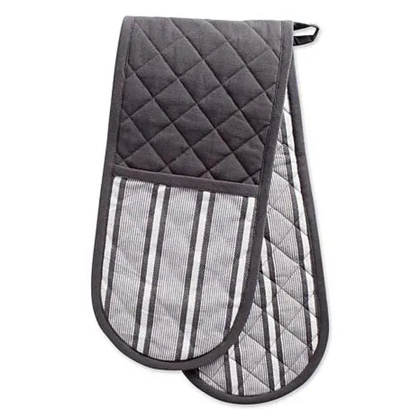 Design Imports Chef Stripe Double Oven Mitt