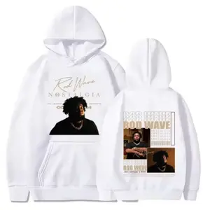 2024 Rod Wave Tour Fashion Casual Nostalgic Hip Hop Music Printed Hoodie Men's and Women's Pullover Fans Luxury Gift Top Hoodie