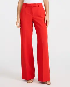 Express Editor Signature Stretch Mid Rise Trouser