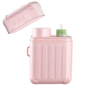 Piercing Cleaning,Earring Hole Cleaner,Ear Piercing Aftercare Cleaner Kit with 240pcs Disposable Ear Piercing Cleaning Floss & 15ml Cleaning Solution for Women Men