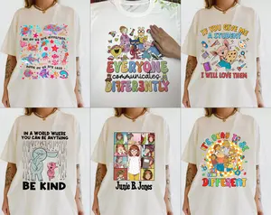 Everyone Communicates Differently Shirt, It's Okay To Be Different Shirt, Sped Tee, Neurodiversity Gift, Special Education Shirt, AAC Teacher Shirt