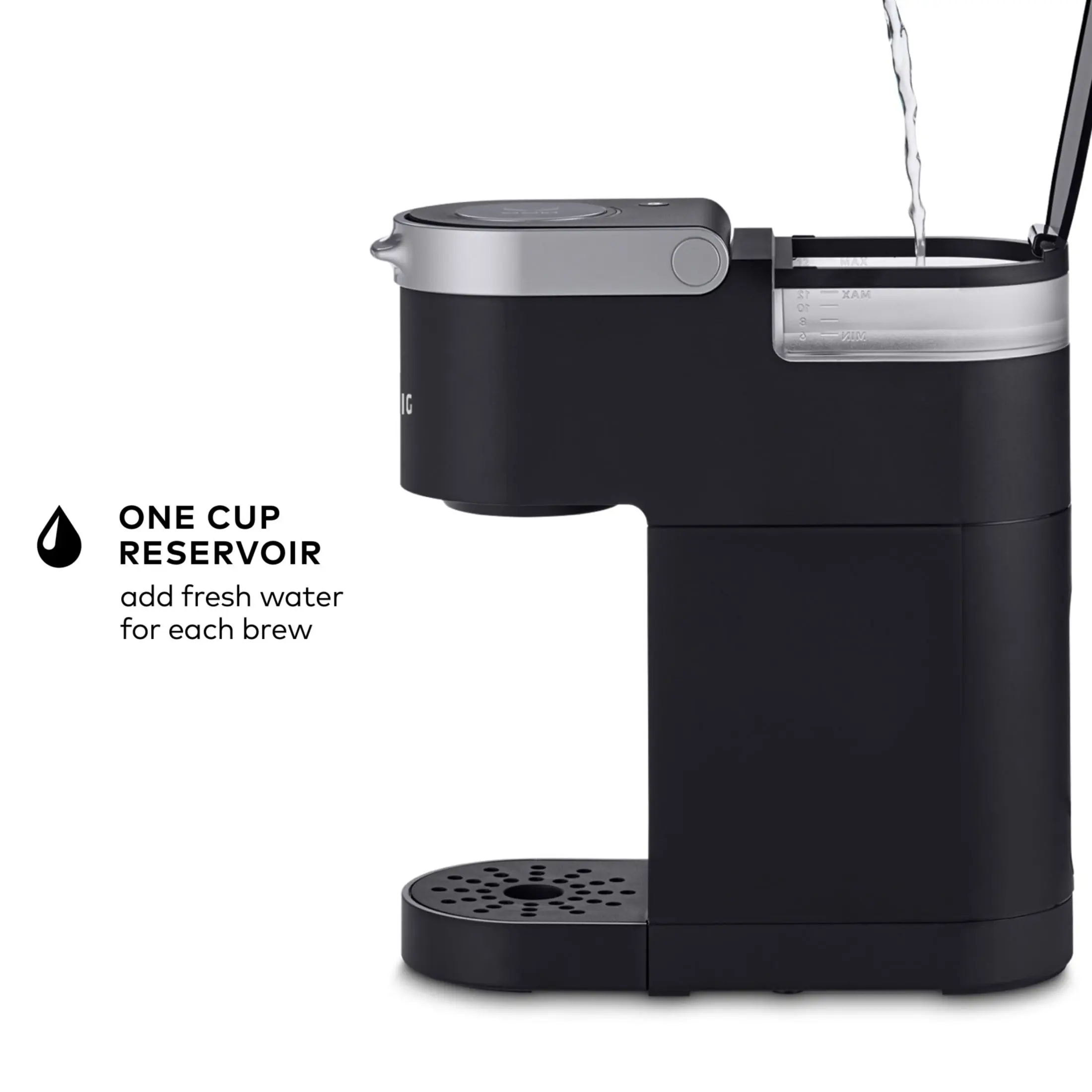 Cup Pod Coffee Maker, Single Serve Compact Design for Convenient Brewing, For Home Office Dorm & Small Kitchens, Mini Coffee Maker Single Cup Brewer Black