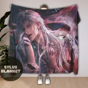 Manta Sylus Love and Deepspace, manta otome, sylus, xavier, zayne, rafayel, manta de anime, manta de juego, caleb lads, manta sylus, lads Throw Blanket Birthday Anniversary Holiday Christmas Halloween