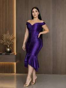 Hadassah Mermaid Maxi Dress-One Size