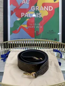 Pre-owned Louis Vuitton Leather Bag Accessories Preloved Strap 98cm 9657