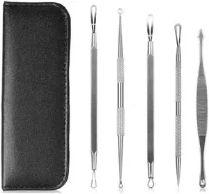 5PCS Stainless Steel Blackhead Remover Kit