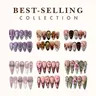 NailPhoria BEST-SELLING Collection - Handmade Press-On Nails | Reusable, Salon-Quality, Long-Lasting, Glossy Design Acrylic Gel System