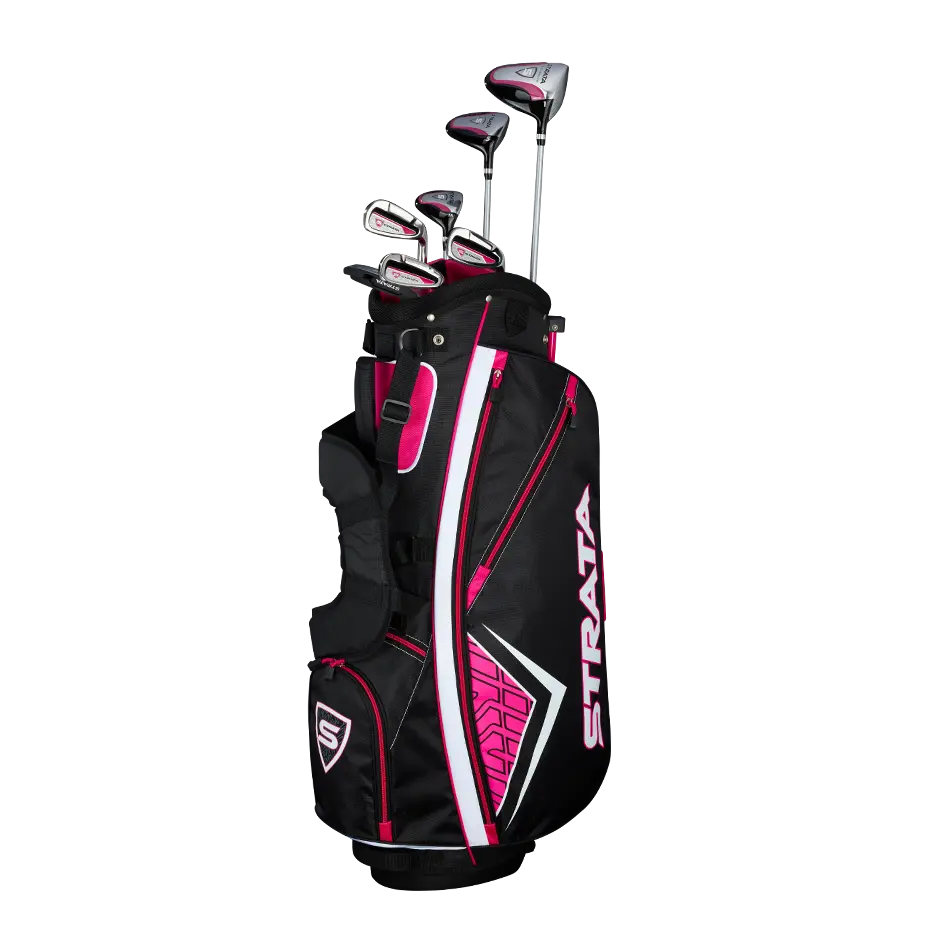 Women's Strata 11-Piece Complete Set in Black/Pink | Size: Standard Womens Flex