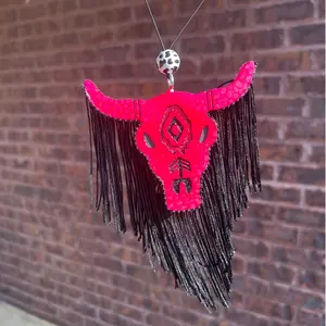 Western Bull Skull Car Freshie