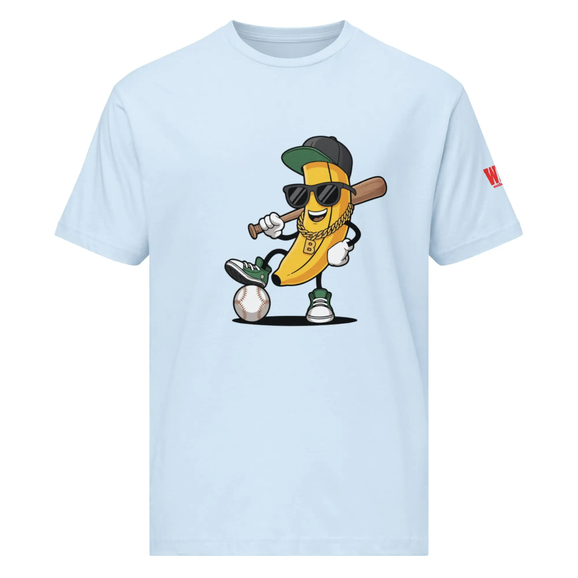 Banana Baseball Bat Fine Jersey Tee – World Baseball Network