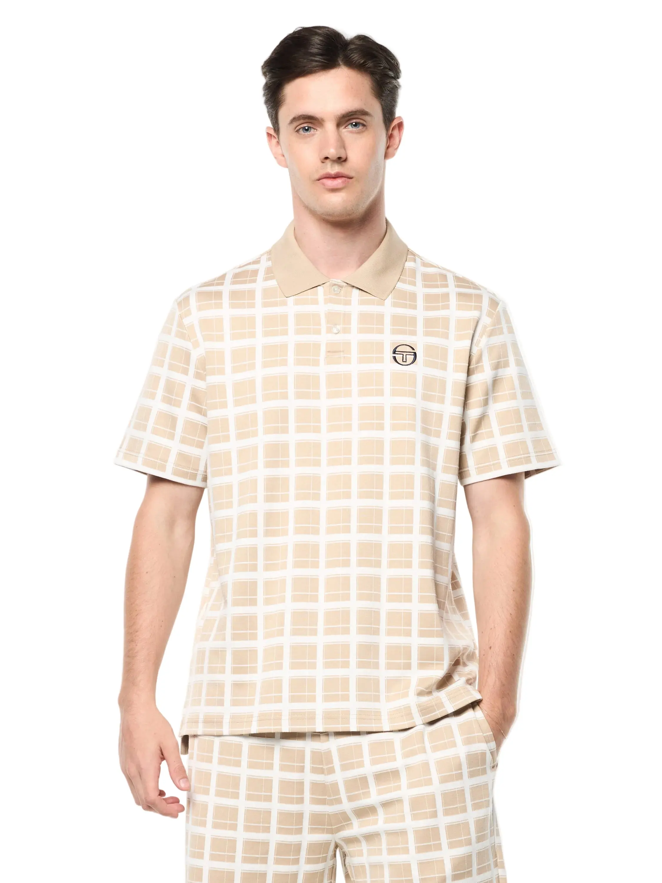 Damarindo Check Polo- Humus