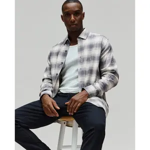 MENS KURT PLAID FLANNEL SHIRT - MT0300027