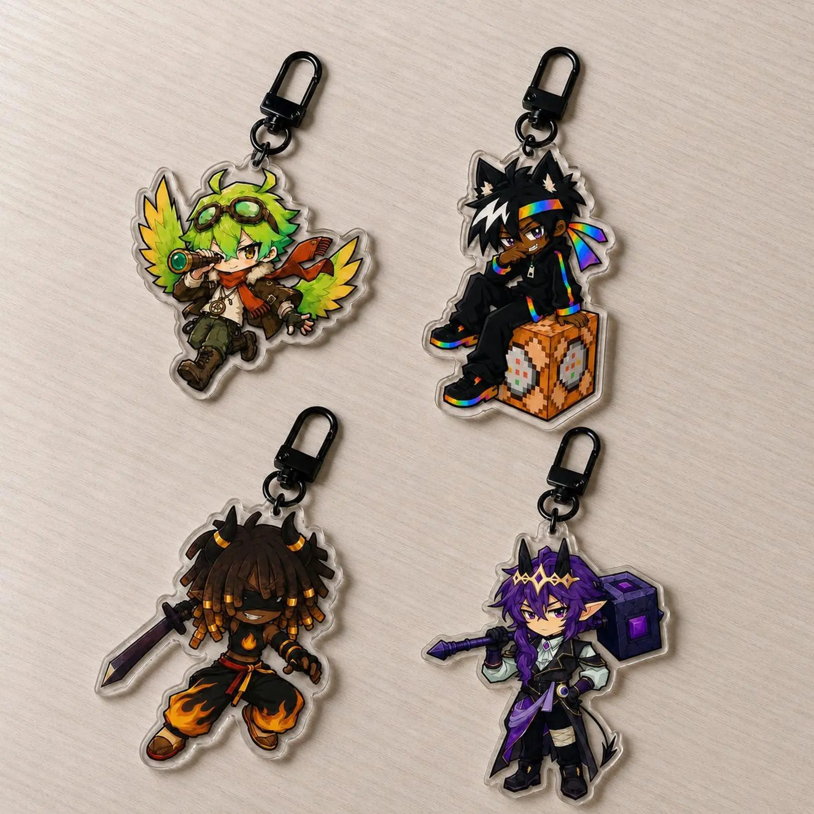 trending Acrylic keychain