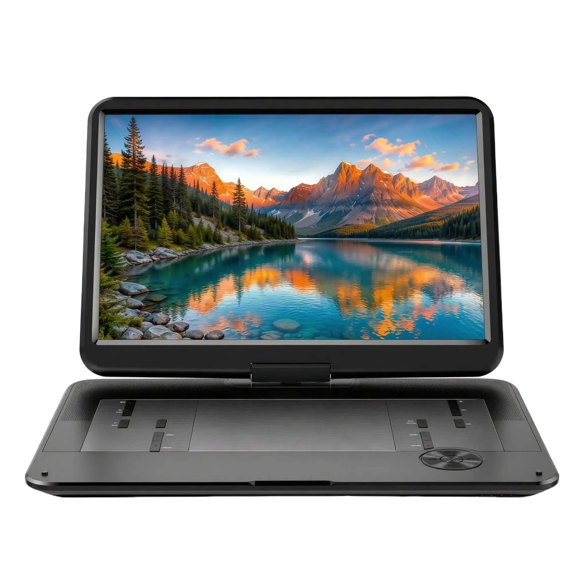 [SUNPIN]  17.9" Portable DVD Player,15.6" HD Screen,6-Hour Battery,USB & SD Card,TV Sync,Region-Free Disc Player