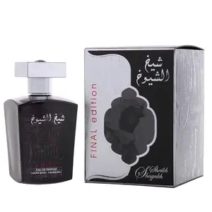 Lattafa Sheikh Al Shuyukh Final Edition for Men Eau de Parfum Spray, 3.4 Ounce
