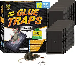 Adhesive Bug Boards – Disposable Sticky Sheets for Roaches, Ants & Crawling Insects | Indoor Use, No Chemicals - 12pk/24pk