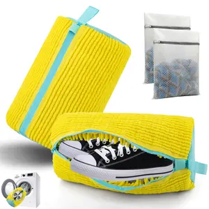 Filtmonster Laundry Shoe Washing Bag for Washing Machine - Protect Your Footwear during the Wash Accessories shoe washing, 1pcs/2-pcs Set with Gift mesh laundry Household Items Home Goods Microfiber