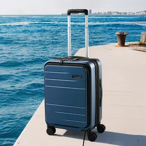 LUGGEX FLO5 24/28" Expandable Polycarbonate Hard Shell Suitcase | Lightweight, Scratch-Resistant, 360° Spinner Wheels | TSA Lock | Travel & Business Essential