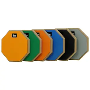 8 Inch Drum Practice Mat, 1 Count Silent Practice Drum Mat with Drum Stick, Double Sided Drum Pad for Drum Pads and Drumsticks