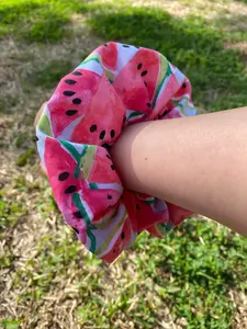 Watermelon Scrunchie Hair Tie
